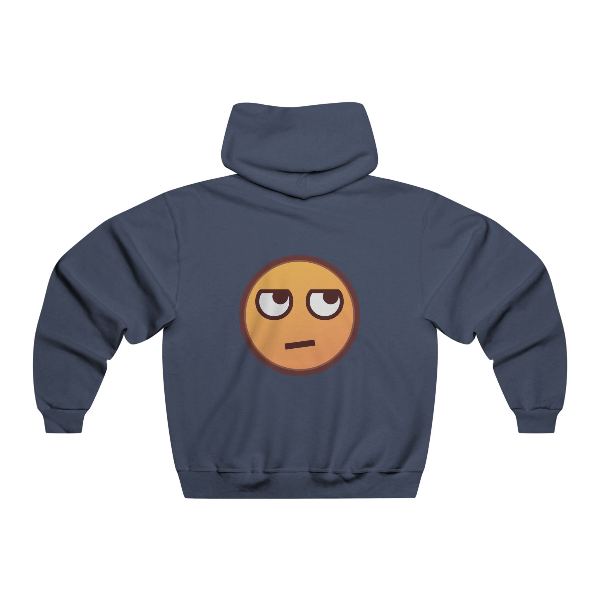 'Please, Touch My Hair' Hoodie — Sarcastic Eye-Roll Emoji Sweatshirt