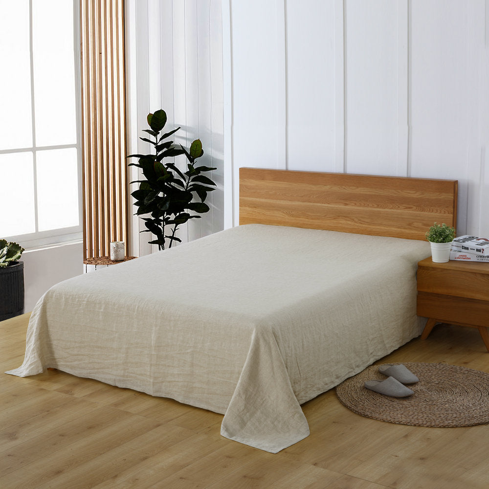 100% Organic Linen Bedsheets
-Anti-microbial