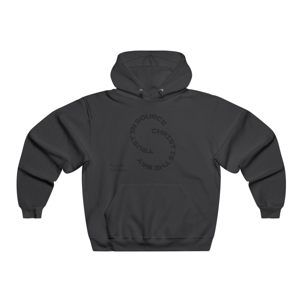Christian Faith Circle Hoodie — "Christ is the Way" Graphic Sweatshirt
